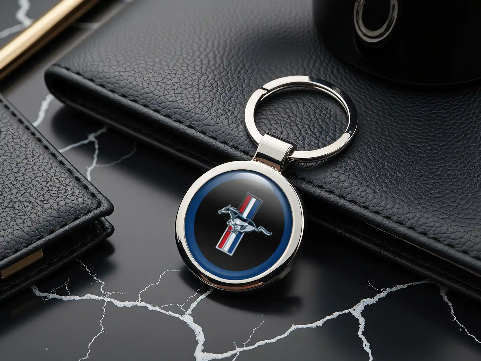 Ford Portachiavi Custom Logo Stile Resistente